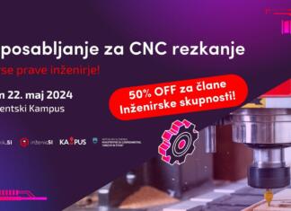 Usposabljanje za CNC rezkanje | 21. in 22. maj | 50% OFF za Inženirsko skupnost! |