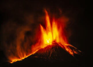 Največji vulkanski izbruhi v zgodovini, ki so postali legende Etna Catania view