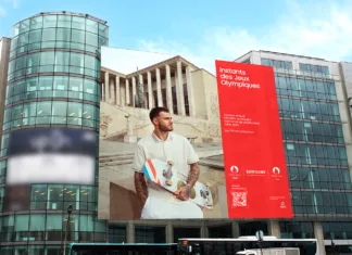 Samsung in francoska vizionarja Raymond in Simon Depardon prinašata svež pogled na šport olimpijskih in paraolimpijskih iger Pariz 2024 004-Samsung-Paris-2024-New-Art-OOH-Campaign-Orleans