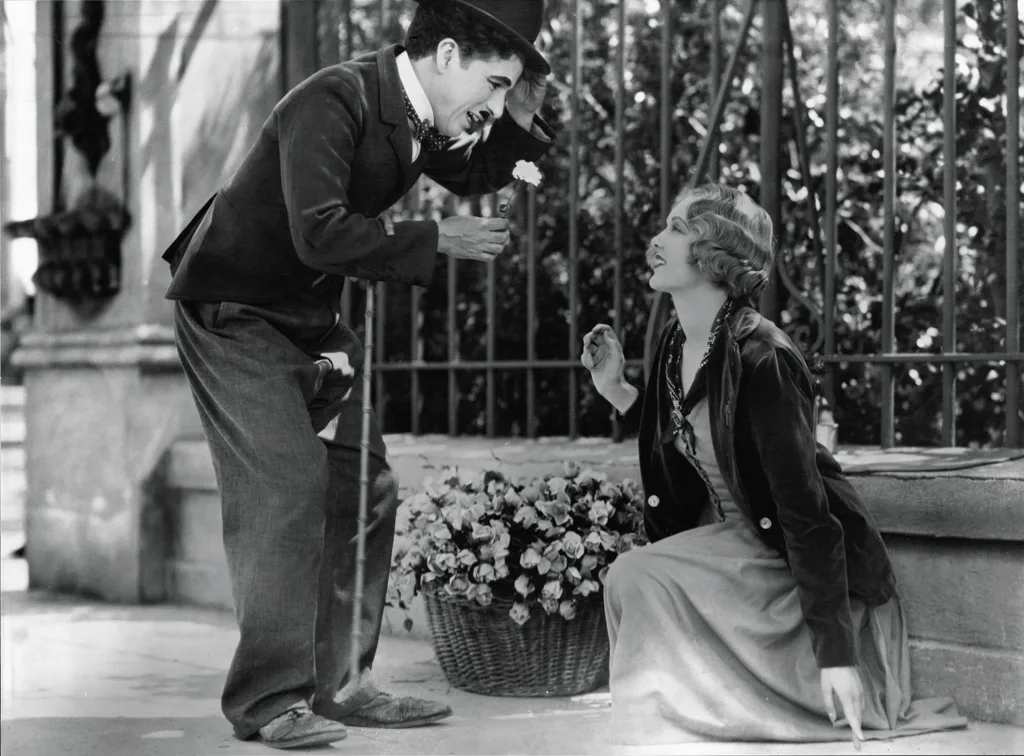 charlie chaplin flower girl scene