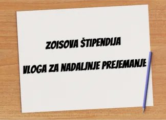 Zoisovi štipendisti, objavljena je vloga za nadaljnje prejemanje v letu 2024/2025 Vloga za Zoisovo štipendijo, nadaljnje prejemanje
