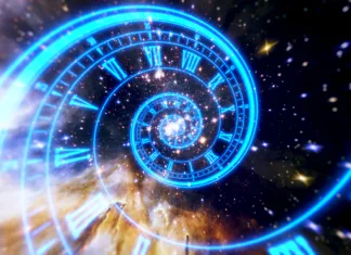 5 presenetljivih preobratov v zgodovini Surreal spiral clock in space. Concept of time, space, life, death, time travel. Elements of this image furnished by NASA.