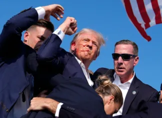 Trump grozi s carinami, poziva k smrtni kazni Poskus atentata na Donalda Trumpa (vir: ABC news, Evan Vucci)