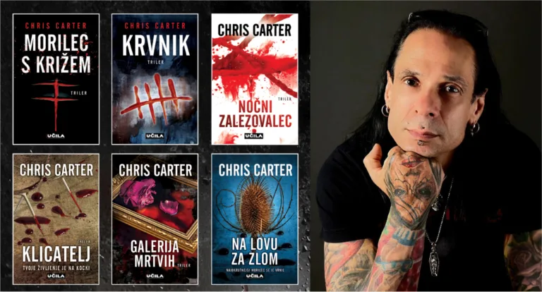 Chris Carter prihaja v Slovenijo! Avtor kriminalnih uspešnic na Knjižnem sejmu
