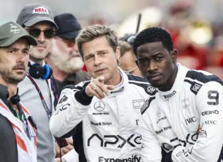 F1 film z Bradom Pittom: Reklama s 140-milijonskim proračunom ali prelomni športni film? Brad Pitt na snemanju filma F1