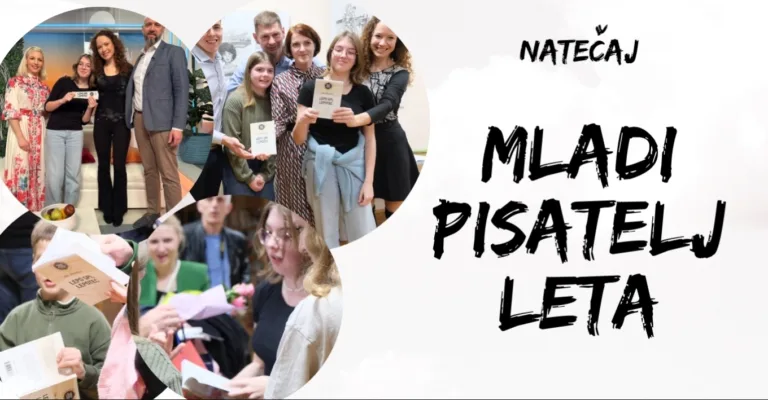 Želiš postati mladi pisatelj leta 2024? Prijavi se na natečaj