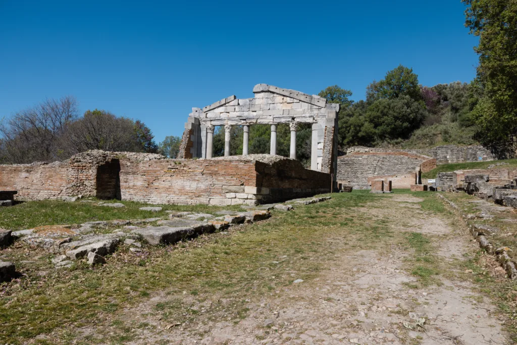 Appollonia was an Ancient Greek City and then Ancient Roman (Illyria) City. It was founded in 600BC and today only the ruins remain.