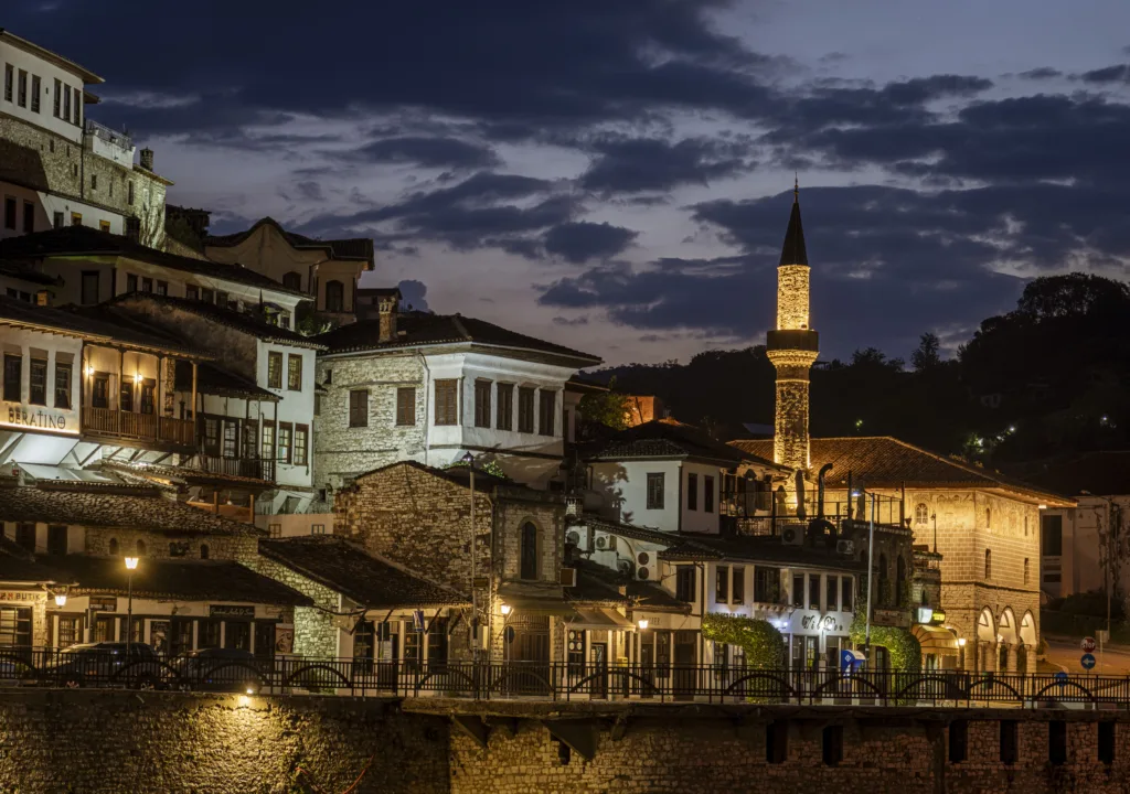 Prizren, Kosovo, May 12, 2022 - Zogu Bridge built in 1927.