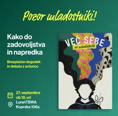 Predstavitev novega priročnika Več sebe za mlade Dogodek 27. 9. 2024 - Več sebe