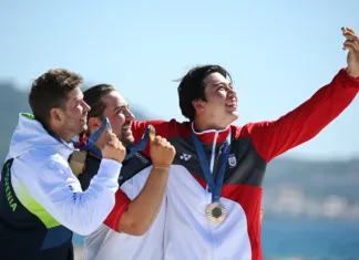 Nepozaben selfi Tonija Vodiška
olimpijskega podprvaka v formuli kite