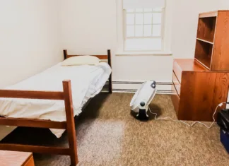 Bomo vendarle dobili več študentskih sob? Basic white box dormitory room.