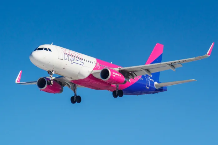 moscow-russia-march-26-2019-aircraft-airbus-a320-232wl-ha-lyt-of-wizz-air-against-blue-sky-in-sunny-morning-going-to-landing-at-vnukovo-international-airport-in-moscow-stockpack-istock Moscow, Russia - March 26, 2019: Aircraft Airbus A320-232(WL) HA-LYT of Wizz Air against blue sky in sunny morning going to landing at Vnukovo international airport in Moscow