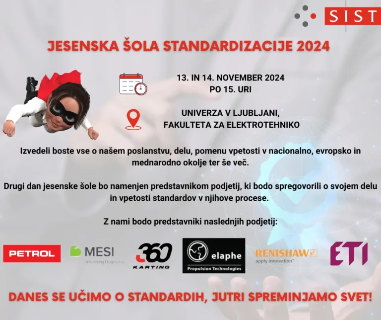 Jesenska šola standardizacije 2024