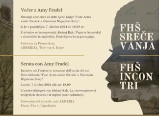 Večer z Amy Fredel – pogovor in predstavitev knjige srečanje