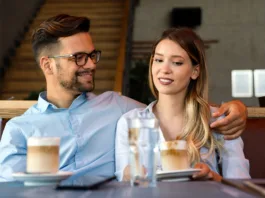 Bad date. Sad woman does not feel good in her relationship on a date. Couple problem, dishonesty concept.
