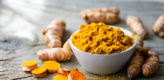 Spice, India, Ayurveda, orange, rustic, close-up, healthy eating, dinnerware, sunlight, curcumin