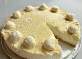 Recept za raffaello cheesecake bla