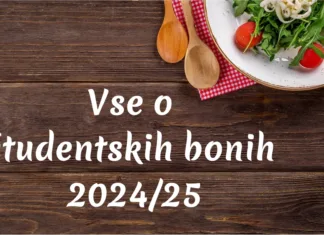 Študentski boni 2024/2025: Vse informacije in roki