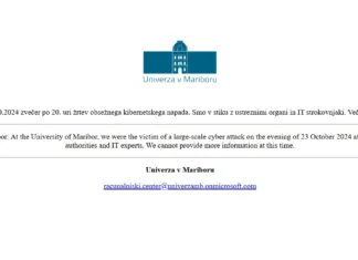 Kibernetski napad na mariborsko univerzo resnejši, kot smo mislili? Univerza v Mariboru in kibernetski napad