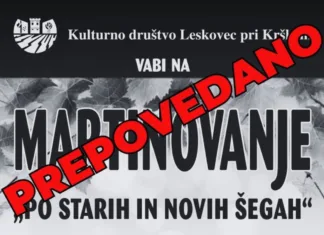 »Da bi me bilo sram, ker sem proti alkoholu v šoli? Ne, ni me sram.« Stojmenova Duh o odpovedanem Martinovanju na Osnovni šoli Kulturno društvo Leskovec pri Krškem