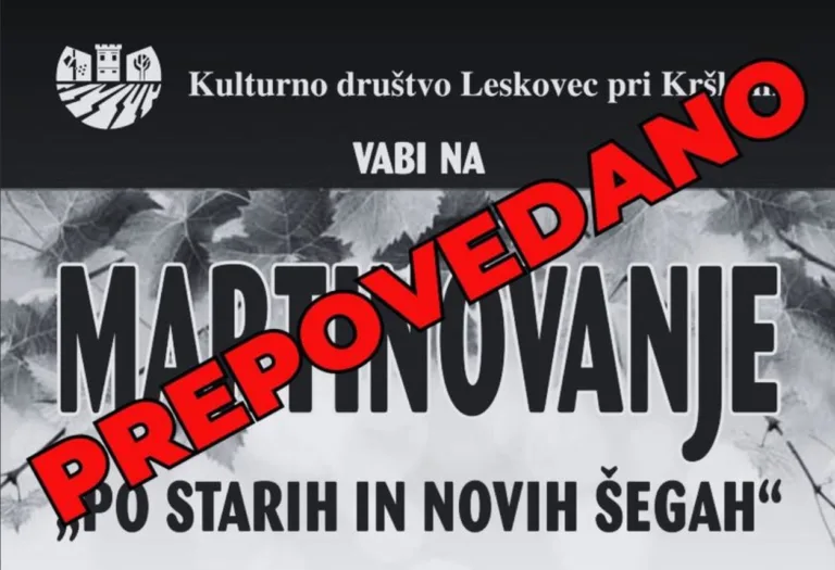 »Da bi me bilo sram, ker sem proti alkoholu v šoli? Ne, ni me sram.« Stojmenova Duh o odpovedanem Martinovanju na Osnovni šoli