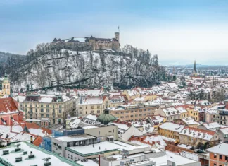 Se obeta bel božič? Ljubljana