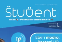 Kaj vprašati na informativi, dubajska čokolada, top destinacije 2025, skrivnosti vesolja top igre 2025 Naslovnica revija Študent januar 2025