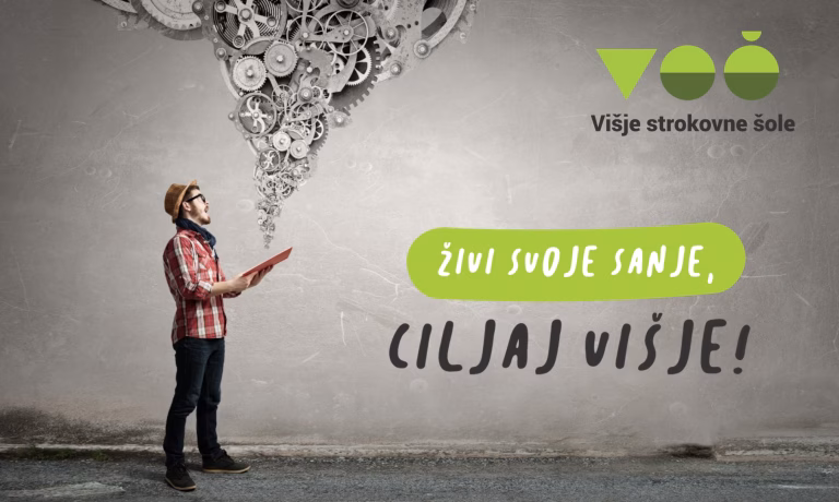 Ciljaj višje, izberi višješolski študij!