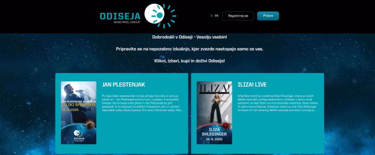 Boscarolova Odiseja razkrila prve dogodke in nastopajoče: Datumi že konec poletja