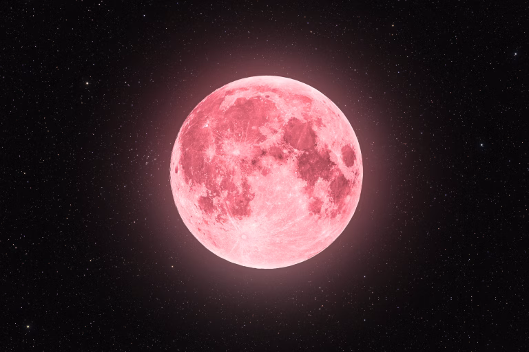 Zakaj bo polna luna v aprilu roza barve in kaj to pomeni?