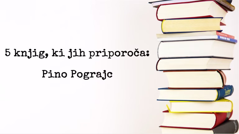 5 knjig, ki jih priporoča Pino Pograjc