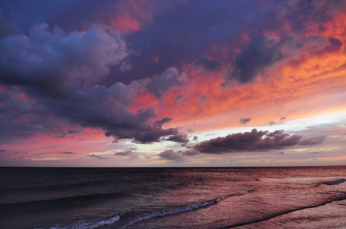"Dramatic and colorful sunset at Bowman's Beach on Sanibel Island, Florida.My Personal Collections:"