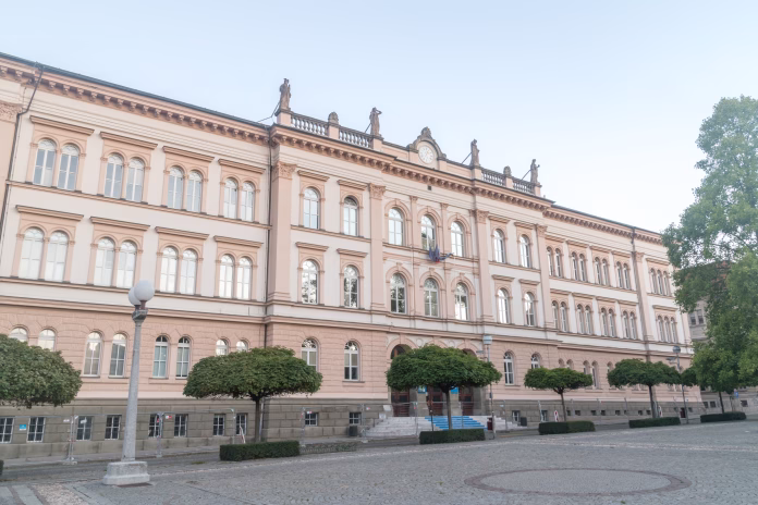 Maribor, Slovenia - June 2, 2022: First Gymnasium in Maribor.