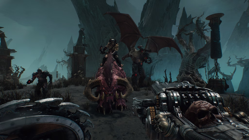 Prizor iz igre DOOM: The Dark Ages.