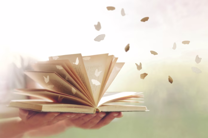 surreal-paper-butterflies-come-out-free-from-the-pages-of-a-book-abstract-concept-stockpack-istock surreal paper butterflies come out free from the pages of a book, abstract concept