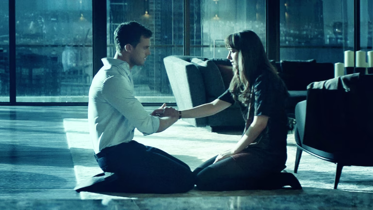 Prizor iz filma 50 Shades of Grey.