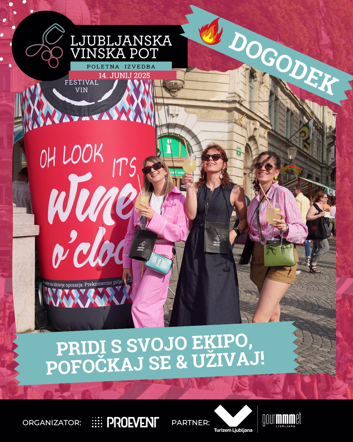 Ljubljanska vinska pot 2025 - poletna izvedba