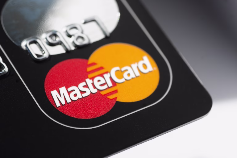 "Muenster, Germany - April 9, 2011: A close up macro shot of a Mastercard credit card. Mastercard is one of the biggest credit card companies in the world."