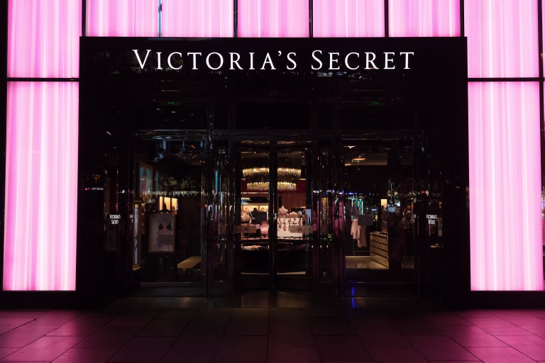 Beijing,China-September 16th 2022: facade of Victoria's Secret retail store. an American lingerie, clothing retailer