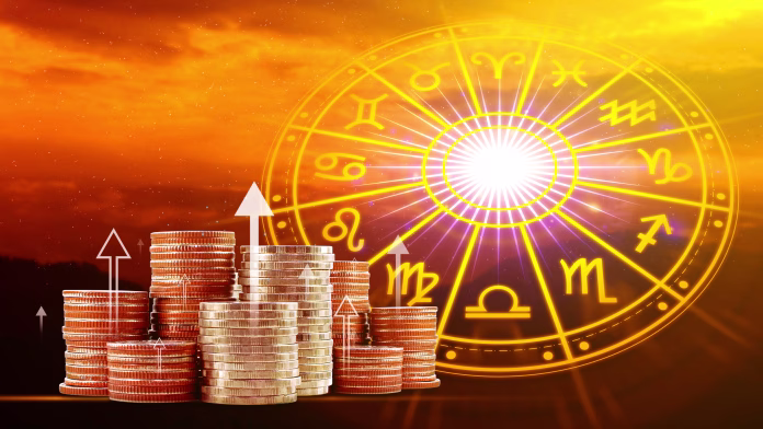 horoscope-with-zodiac-signs-and-money-coins-like-astrology-and-money-and-astrology-and-wealth-concept-financial-horoscope-concept-stockpack-istock Horoscope with zodiac signs and money coins like astrology and money and astrology and wealth concept, Financial horoscope concept.