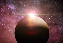 Kandidat za super-Zemljo odkrit! Treba bo le prepotovati nekaj svetlobnih let artist's interpretation of the dwarf planet Pluto in beautiful and colouful space scene