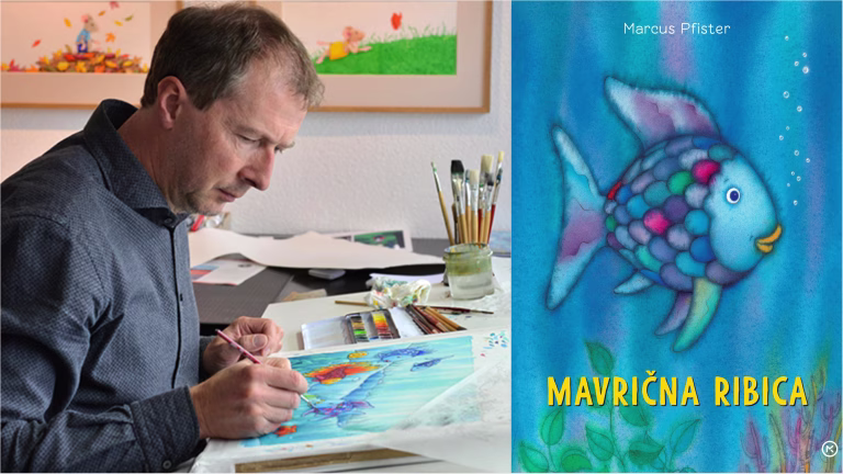Marcus Pfister, avtor Mavrične ribice