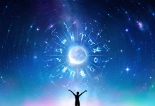 Tri stvari, ki jih mora vsako horoskopsko znamenje narediti pred koncem leta Woman Consulting The Stars - Zodiac Signs In The Sky - Contain Illustration And elements furnished by NASA