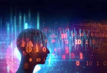 Kdo služi z vašimi podatki in zakaj argument »nimam česa skrivati« ni pravi double exposure image of virtual human 3dillustration on blue circuit board background represent artificial intelligence AI technology