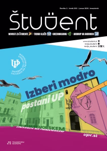 Naslovnica revije Študent, januar 2026