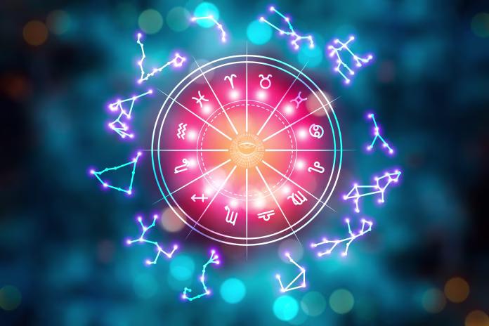 Zodiac signs and astrology with constellations, concepts, predictions, horoscopes, beliefs