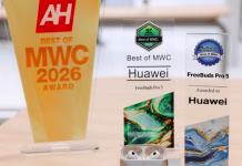 Več prestižnih nagrad za Huawei huawei prejel prestižne nagrade na MWC 2026