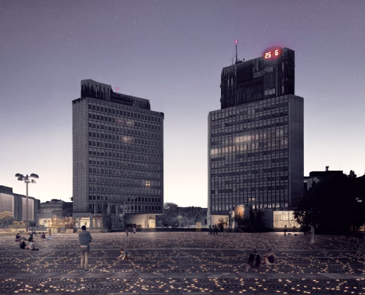 Spomenik slovenske osamosvojitve na Trgu republike