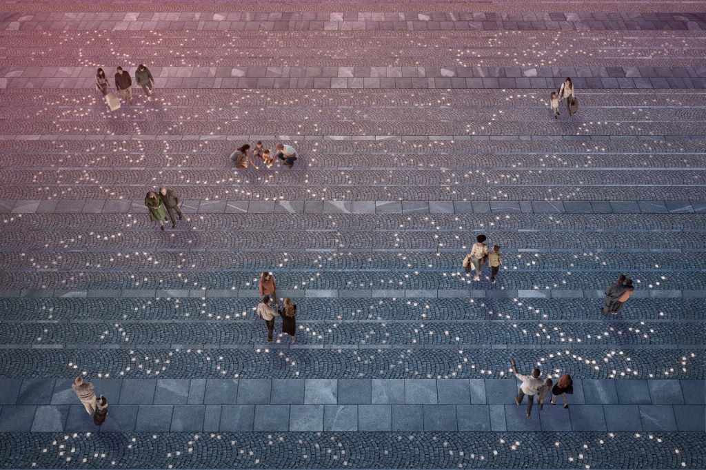 Spomenik slovenske osamosvojitve na Trgu republike