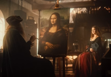 10 slikarjev, ki jih mora poznati vsak Recreation of Historical Moment: Beautiful Model Giving Life to the Painting of the Mona Lisa By Posing While the Painter Leonardo da Vinci is Making a Portrait of Her in Art Workshop. Renaissance Era